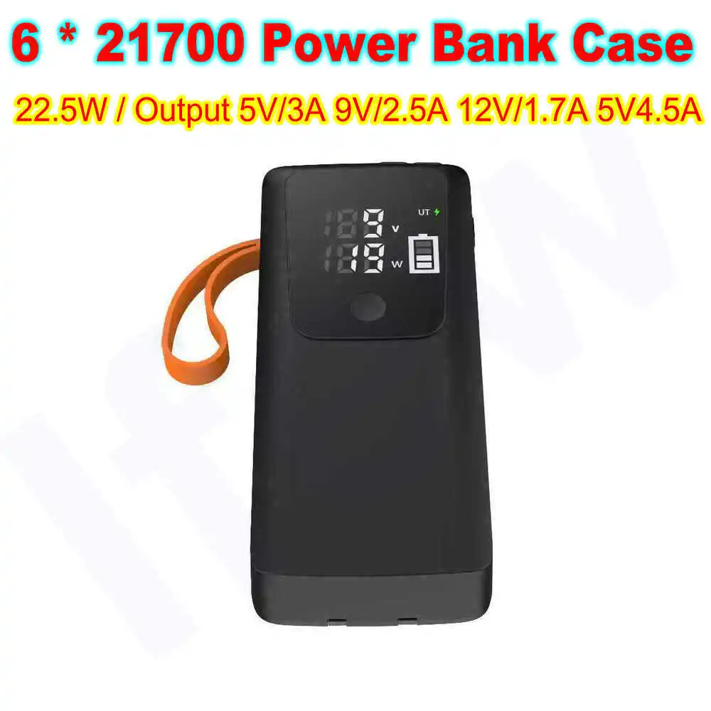 Battery Case Storage - 21700 Pil Kutusu Güç Bankası Muhafazası