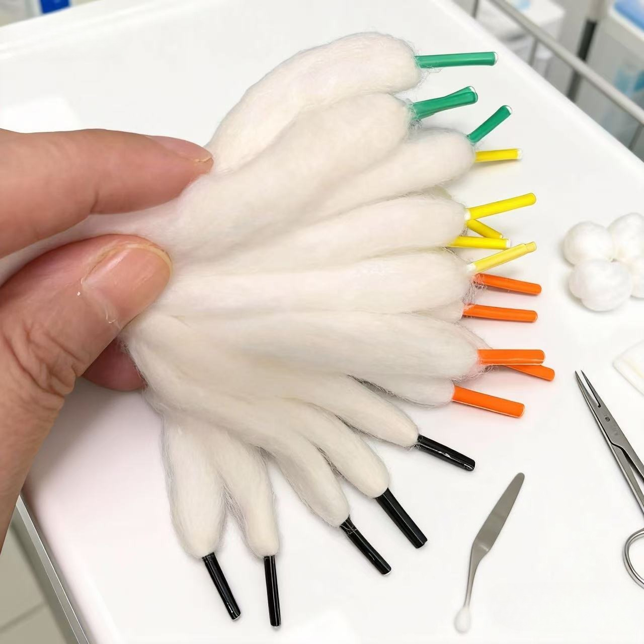 Cotton Wick Organic - 3.0/2.5mm Plastik Başlıklı Organik Pamuk Yüksek