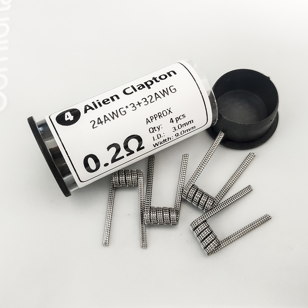 Coil Building Kit - 4 adet Önceden Hazırlanmış Direnç Teli