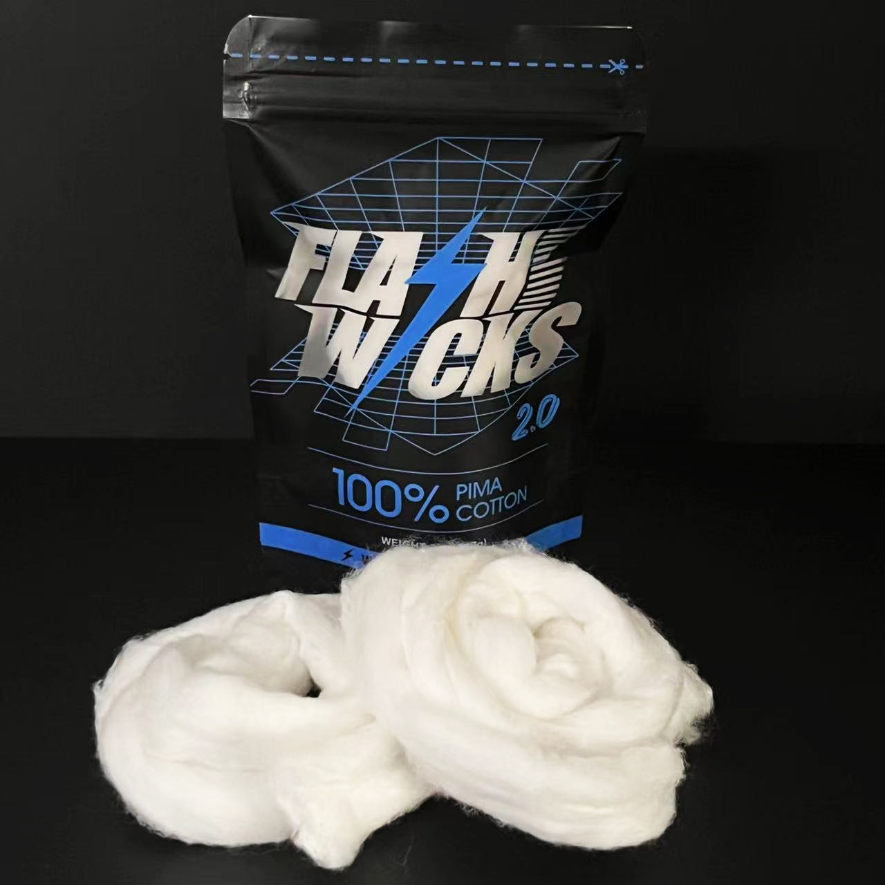 Cotton Wick Organic - 1 paket flaş pamuk fitilleri 100%