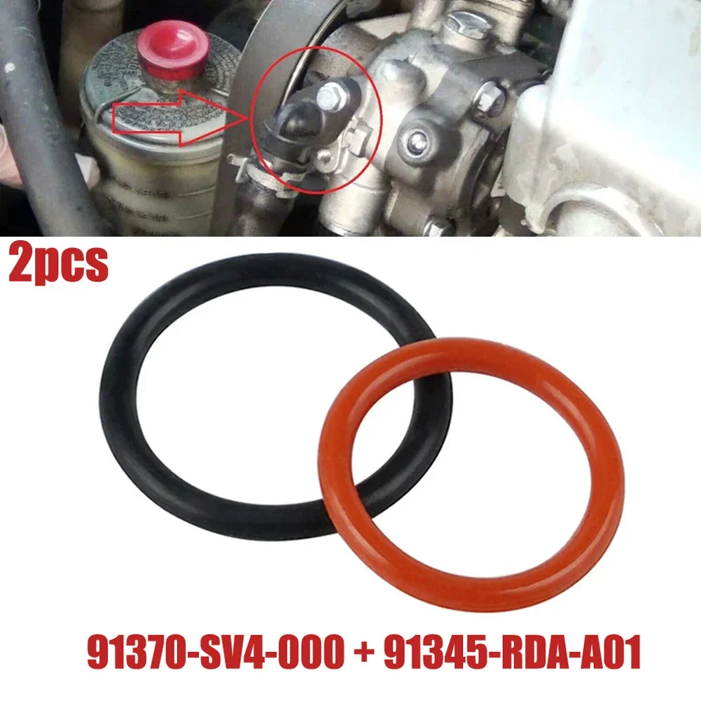 Vape Ring - Kauçuk hidrolik direksiyon pompası o-ring 91345-RDA-A01/91370-SV4-000
