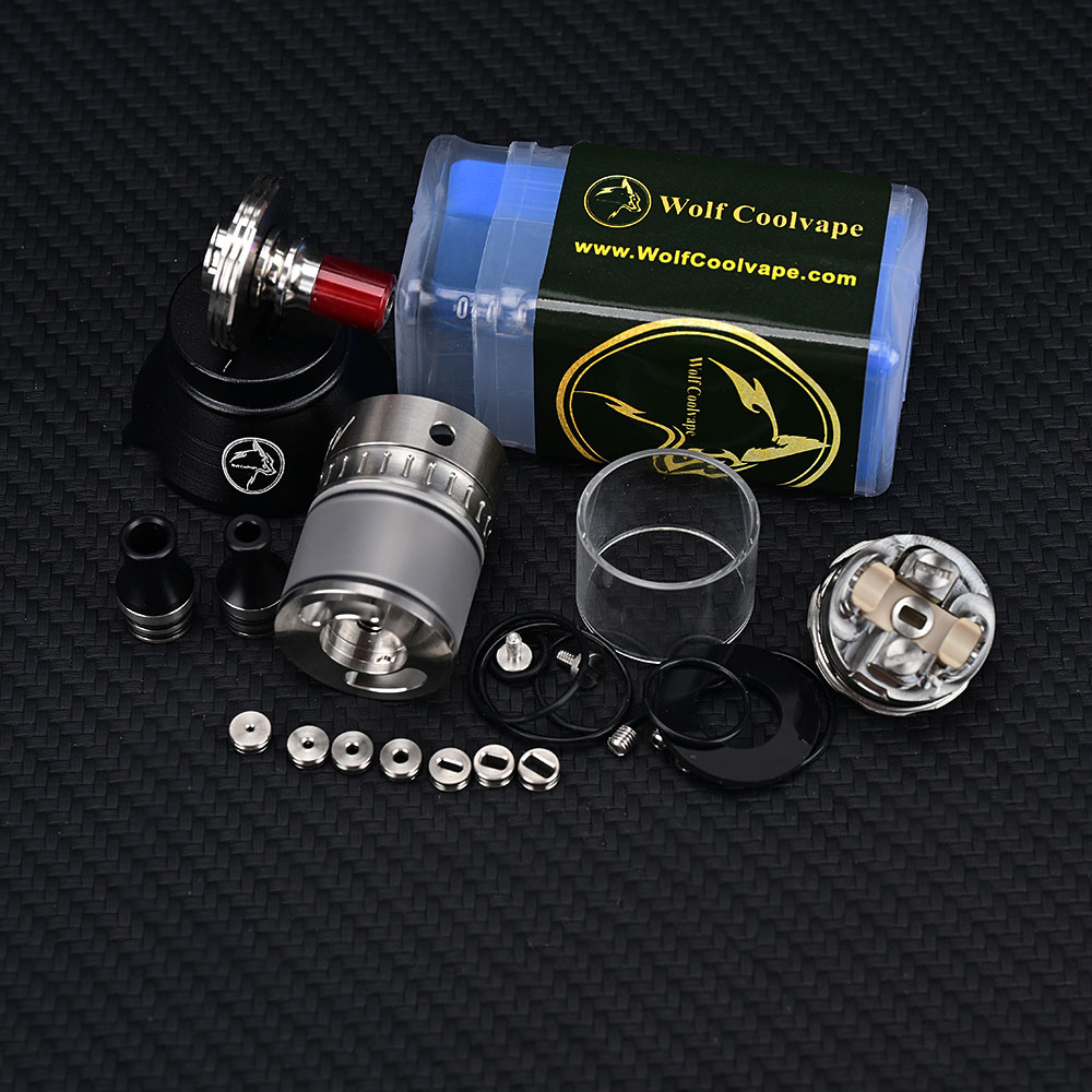 Wolfcoolvape NOLA RTA Yeniden  - Vaping Air incelemesi ve fiyatı
