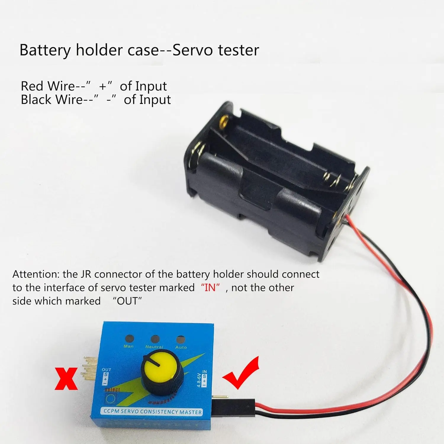 Servo Test Cihazı 3CH Dijital  - Battery Case Storage incelemesi ve fiyatı