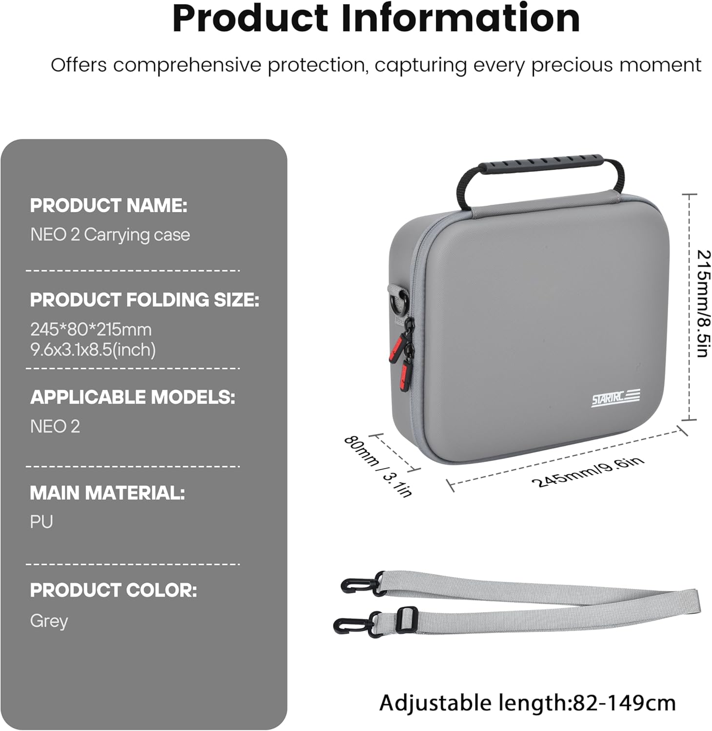 STARTRC Neo 2 Taşınabilir PU O - Battery Case Storage incelemesi ve fiyatı