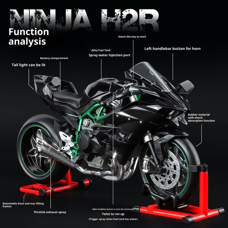 Kawasaki Ninja H2R 1:9 Ölçekli - Battery Case Storage incelemesi ve fiyatı