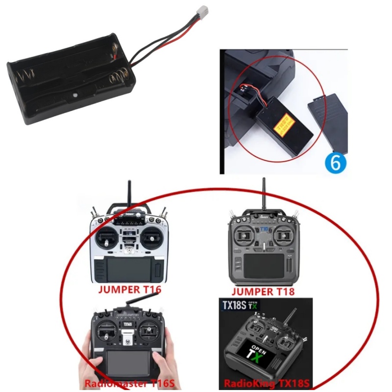 RadioMaster TX16S 2S 18650 Pil - Battery Case Storage incelemesi ve fiyatı