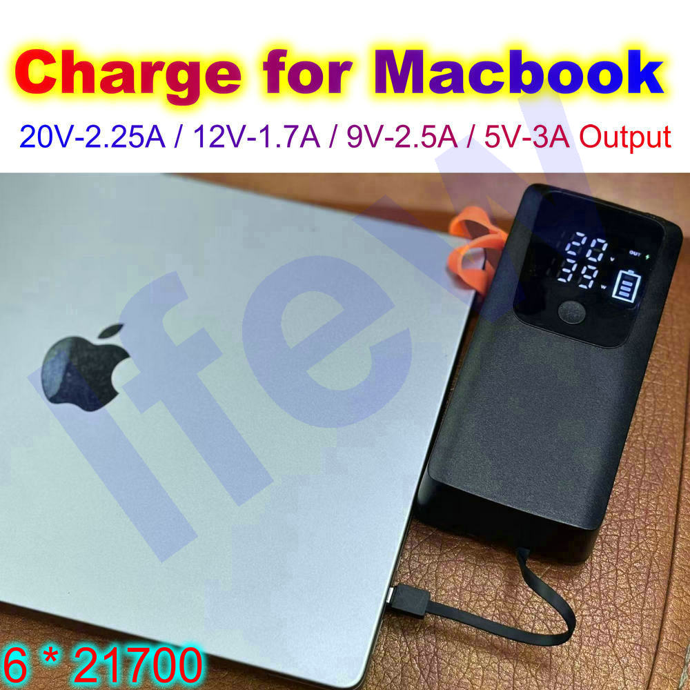 45W güç bankası kabuk 21700 pi - Battery Case Storage incelemesi ve fiyatı